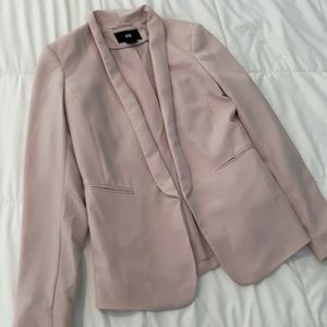 Blush pink blazer